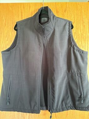 Roper Charcoal Gray Softshell Zip Vest